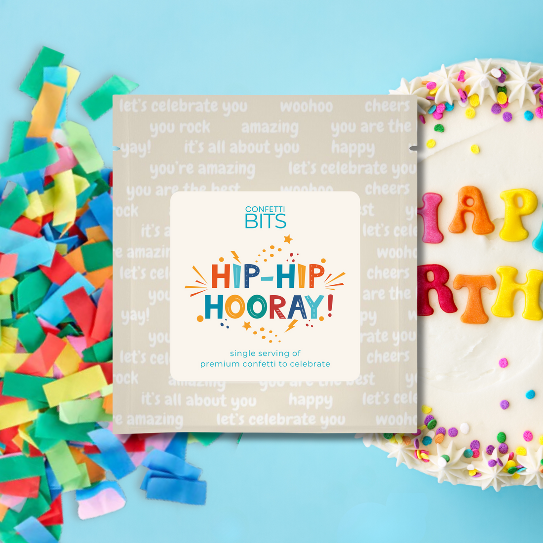 Birthday confetti will brighten their special day